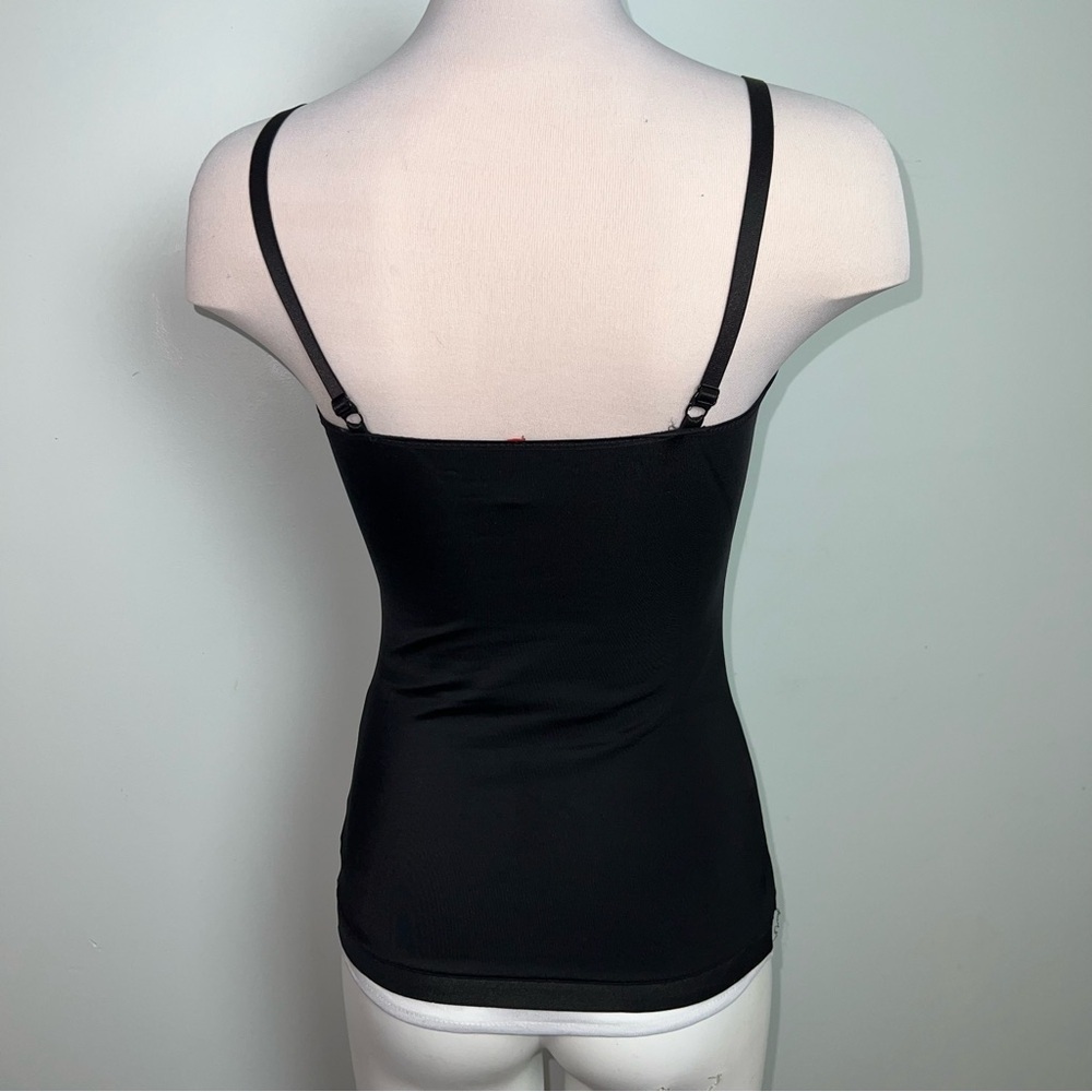 SPANX Black Shaping Camisole Built-In Bra Adjustable Straps – Size Large - Picture 4 of 8